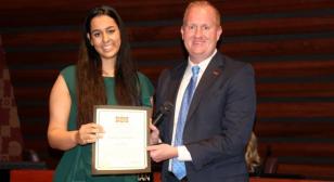 Post 178 Oratorical Contest winner recognized by Frisco City Council