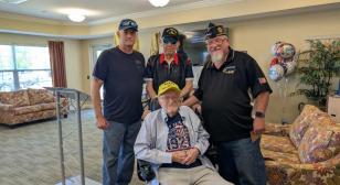 World War II veteran turns 104 