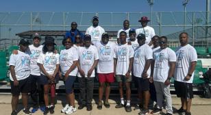 Legionnaires from Paul E. Finn Memorial Post 37 (Pyeongtaek, South Korea) participate in 3rd Annual Step Out, Walk to Stop Diabetes 
