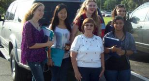 Girl State participants getting ready for Tallahassee
