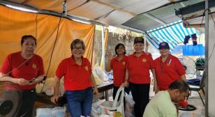 Ladies Support Group of Allen “Pop” Reeves American Legion Post 123 packs and distributes gifts to less fortunate in community