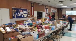 Henry K. Burtner American Legion Post 53 food drive
