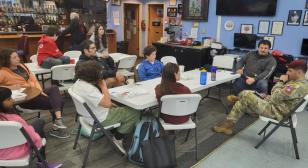 Hometown hero returns home and shares his story, from remote island life in Alaska to a commander of troops