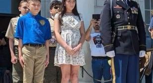 Junior Members have the honor of laying a wreath at Arlington National Cemetery