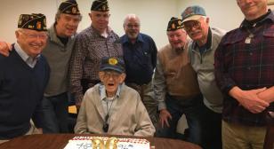World War II veteran celebrates 96th birthday