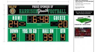 Yeager Benson Memorial Post 199 donates to buy youth league a new scoreboard 