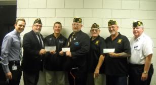 Legionnaires help local HS baseball team/field