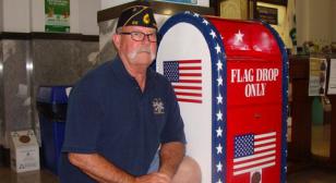 American Legion provides drop box for flags