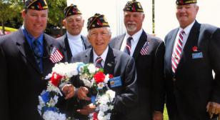 Wreath-Laying at Tidewater Veterans Memorial in Virginia Beach, Va.