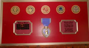American Legion Post 101 dedicates Purple Heart Wall