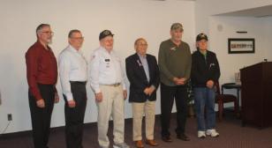 Members of Post 2 presented awards on April 18