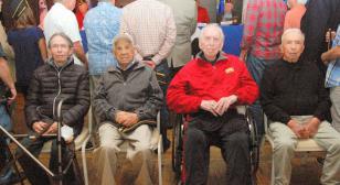 World War II veterans new inductees at Newport Harbor Post 291