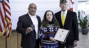 Harley-Davidson Post 400 presents heroism medal