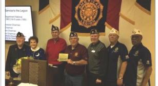 Lawrence Roy, adjutant for Hanner-Sharp American Legion Post 129, retires