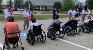 Armed Forces Day celebration at Frisco Prairie Estates Nursing Home