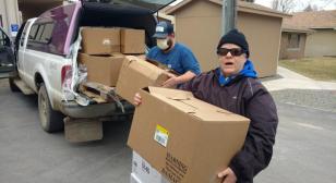 Post 42 Townsend Legion Family delivers Harbor Freight-donated medical supplies to local hospital