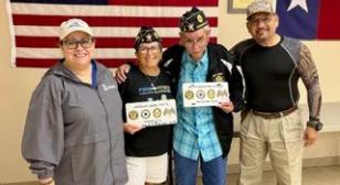 The Colony commander finds old friends at Kingsville Legion