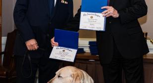 Sarge’s legacy lives on: Merchantville honors beloved service dog