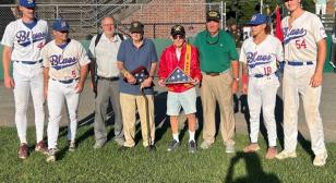 Bristol Blues Military Appreciation Day at Bristol Blues Baseball game. 