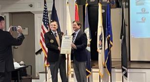 Fuquay-Varina Post 116 member receives VA "Commendation of Meritorious Service"