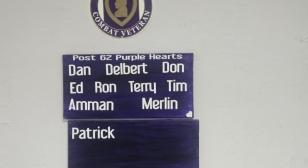 John J. Morris Post 62 honors our Purple Heart veterans