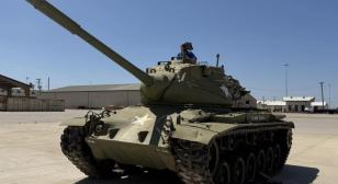 A piece of armor comes home: M47 Patton tank arrives at American Legion Post 159