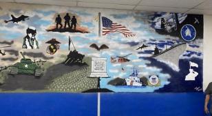 Ellis-Jirous Post 53 (Perry, Okla.) gets new mural