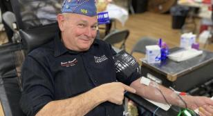 Squadron 105 in Belleville, NJ hosts third blood drive