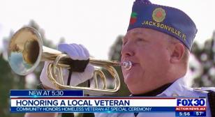 Honoring a Homeless Veteran with no known family