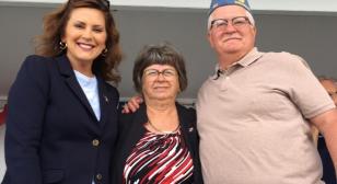 Michigan governor presents award for supporting veterans to 5th Zone Commander Dennis Larson