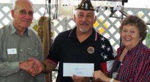 Dover TN Good Samaritan Center Receives Donation from Dover Post 72 on November 18, 2015. 