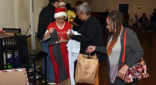 Elderly receives gifts from Fred Brock Post 828, community partners