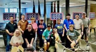 Holley-Riddle Post 21 and Blue Star Mothers refresh USO rooms at Dallas MEPS