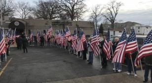 Volunteers support Navy recruits on Christmas Day