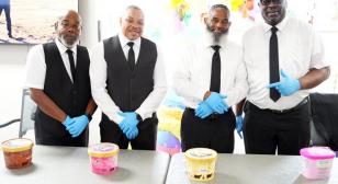 Fred Brock Post 828 Legionnaires host ice cream social for nursing home residents 