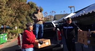 Clifford R. Rodriguez Post 809 delivers truckload of Thanksgiving turkeys 