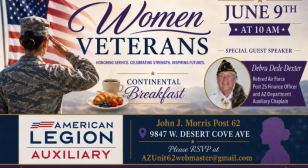 John J. Morris Post 62 hosts breakfast to honor women veterans