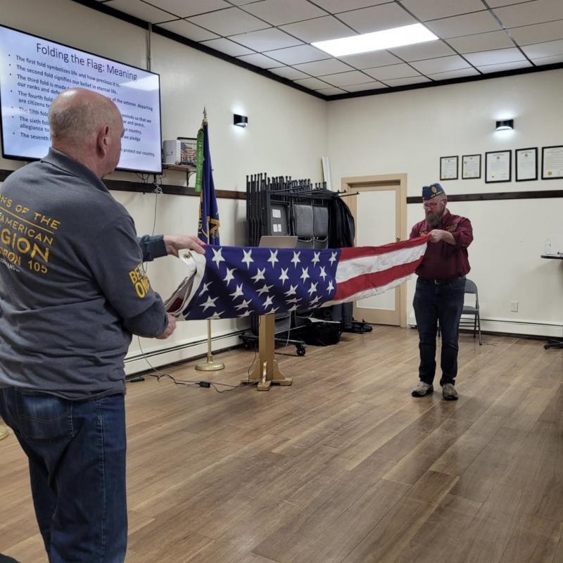 SAL Squadron 105 holds flag education class | Legiontown U.S.A.